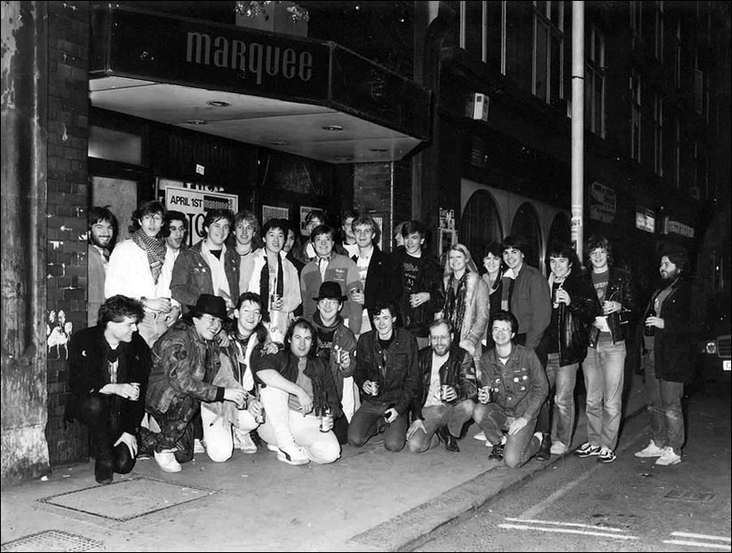 Fish: Incommunicado photo shoot at 7am outside the Marquee Club in London - Photo by Dan Henderson